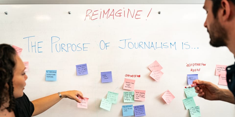 🔶 #24: "You are not here to save journalism. You are here to redefine it."